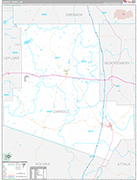 Carroll Wall Map Premium Style