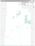 Carter Wall Map Premium Style