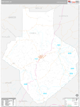 Casey Wall Map Premium Style