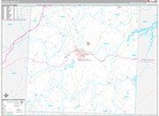 Caswell Wall Map Premium Style