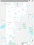 Catahoula Wall Map Premium Style