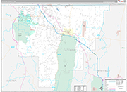 Catoosa Wall Map Premium Style