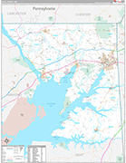 Cecil Wall Map Premium Style