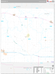 Cedar Wall Map Premium Style