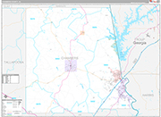 Chambers Wall Map Premium Style