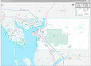 Charlotte Wall Map Premium Style