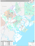 Chatham Wall Map Premium Style