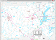 Chatham Wall Map Premium Style