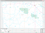 Cherry Wall Map Premium Style