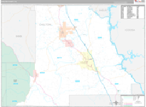 Chilton Wall Map Premium Style