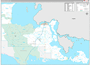 Chippewa Wall Map Premium Style