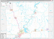 Chippewa Wall Map Premium Style