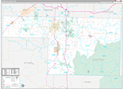 Christian Wall Map Premium Style