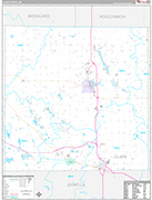 Clare Wall Map Premium Style