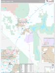 Clark Wall Map Premium Style