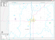 Clarke Wall Map Premium Style