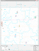 Clay Wall Map Premium Style