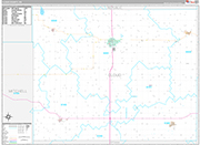 Cloud Wall Map Premium Style