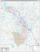 Cobb Wall Map Premium Style