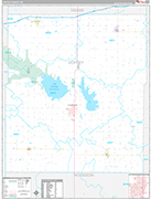 Coffey Wall Map Premium Style