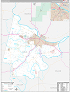 Cole Wall Map Premium Style