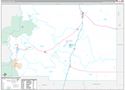 Colfax Wall Map Premium Style
