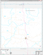 Collingsworth Wall Map Premium Style