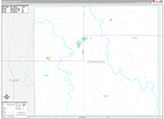 Comanche Wall Map Premium Style