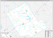 Comanche Wall Map Premium Style