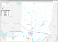 Conway Wall Map Premium Style