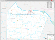 Cooper Wall Map Premium Style