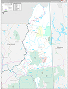 Coos Wall Map Premium Style