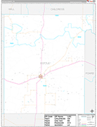 Cottle Wall Map Premium Style