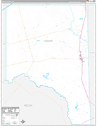 Crane Wall Map Premium Style