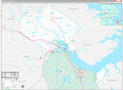 Craven Wall Map Premium Style