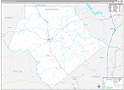 Crawford Wall Map Premium Style