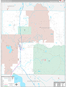 Crawford Wall Map Premium Style