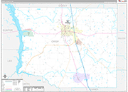 Crisp Wall Map Premium Style