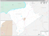 Crittenden Wall Map Premium Style