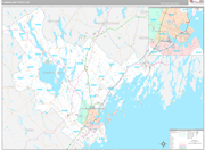 Cumberland Wall Map Premium Style