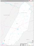 Cumberland Wall Map Premium Style