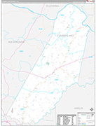 Cumberland Wall Map Premium Style