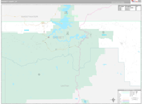 Daggett Wall Map Premium Style