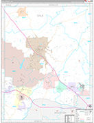Dale Wall Map Premium Style