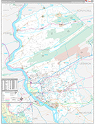 Dauphin Wall Map Premium Style