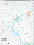 Davidson Wall Map Premium Style