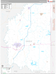 Daviess Wall Map Premium Style