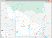 Dawson Wall Map Premium Style