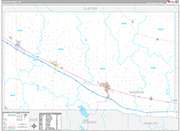 Dawson Wall Map Premium Style