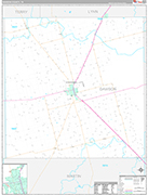 Dawson Wall Map Premium Style